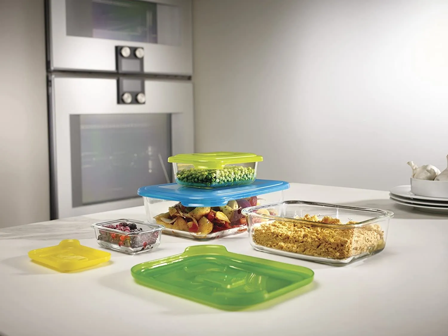 Joseph Joseph Nest Glass Storage 8pc Set