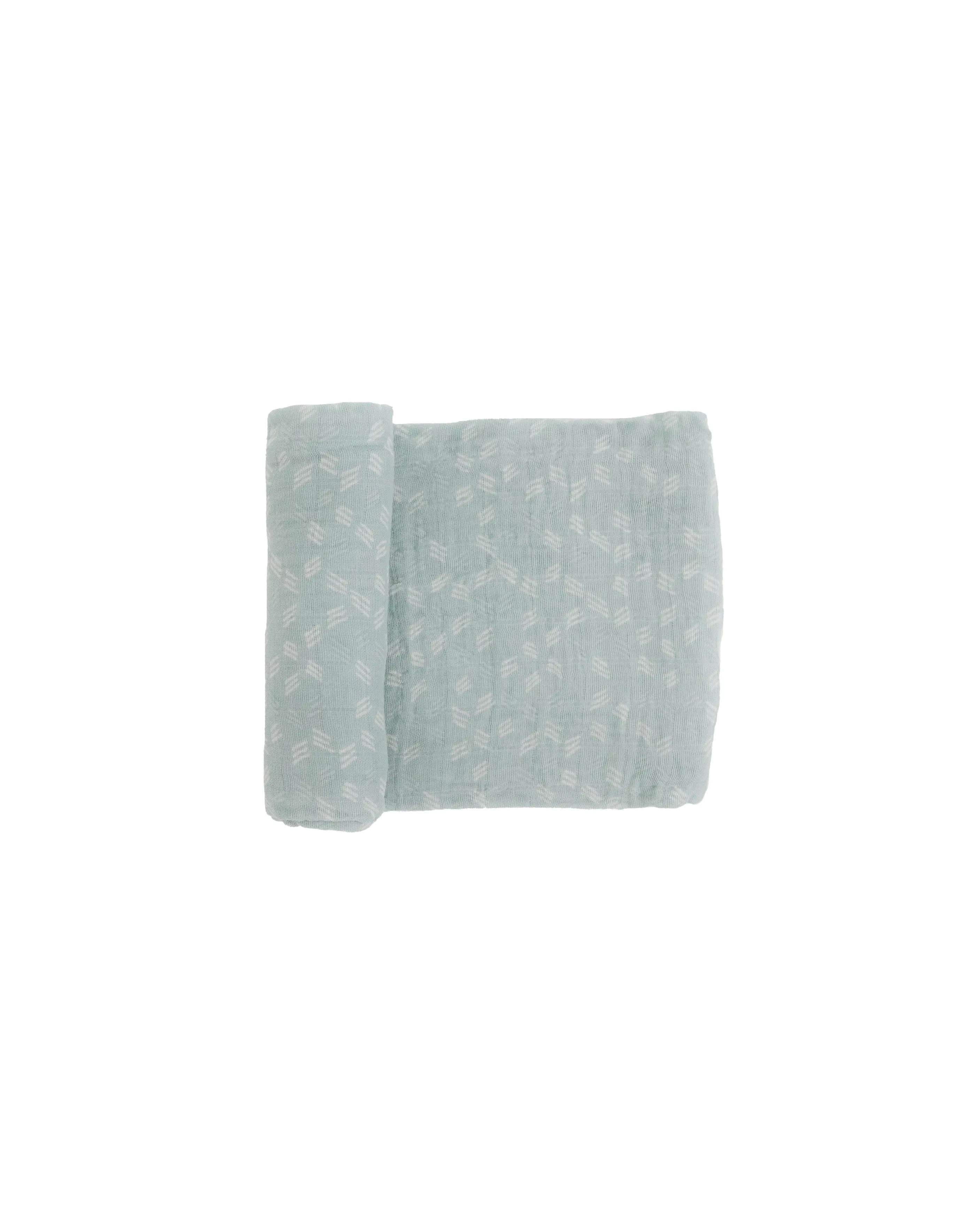 Little Unicorn Cotton Muslin Swaddle / Misty Field