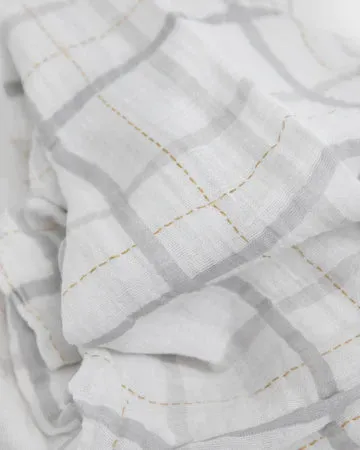 Little Unicorn Cotton Muslin Swaddle Set / Garden Bees