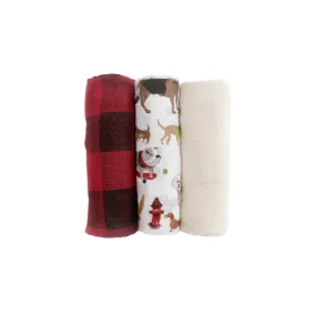 Little Unicorn Cotton Muslin Swaddle Set / Woof