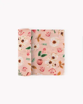 Little Unicorn Cotton Muslin Swaddle / Vintage Floral