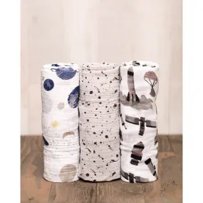 Little Unicorn - Muslin Swaddle 3 pack | Ground Control