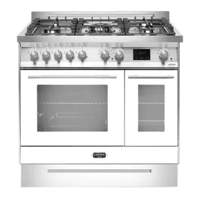 Lofra Venezia 90t PBPD 96MFTE /AOE White Gas Dual Fuel Range Cooker 90cm