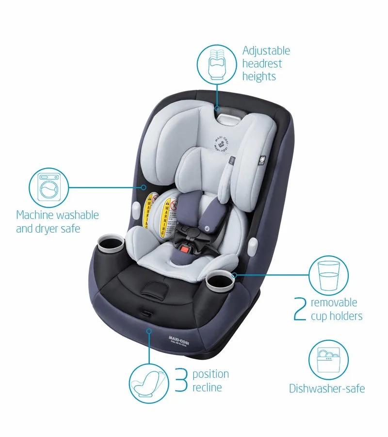 Maxi-Cosi Pria All-in-One Convertible Car Seat - Midnight Slate (PureCosi)
