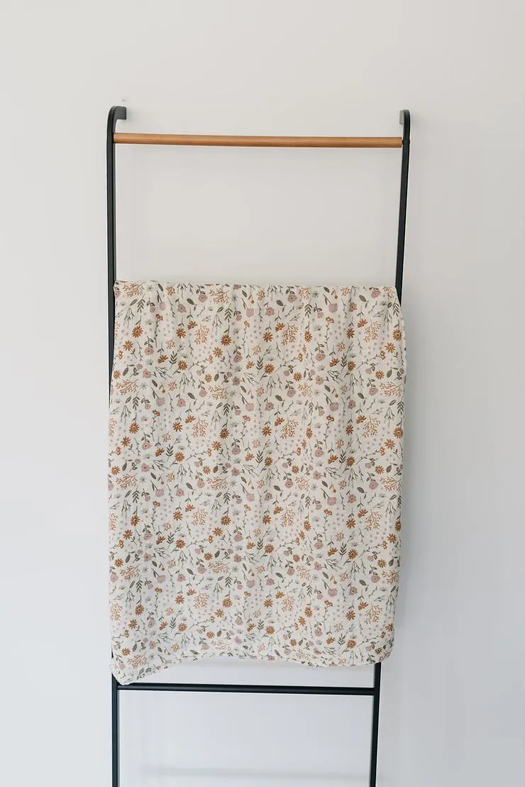 Mebie Baby Muslin Swaddle Blanket - Meadow Floral