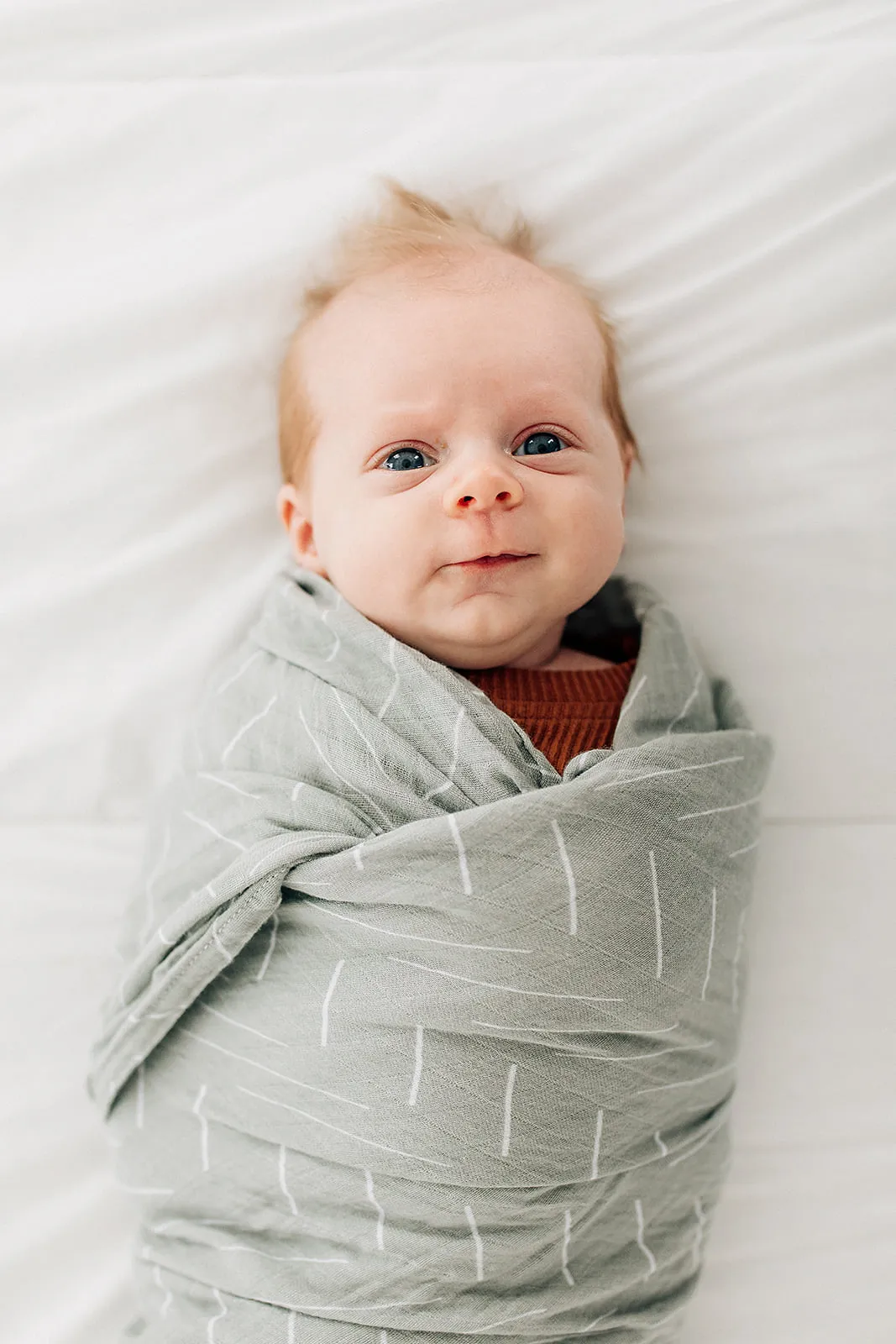 Mebie Baby Muslin Swaddle - Desert Sage