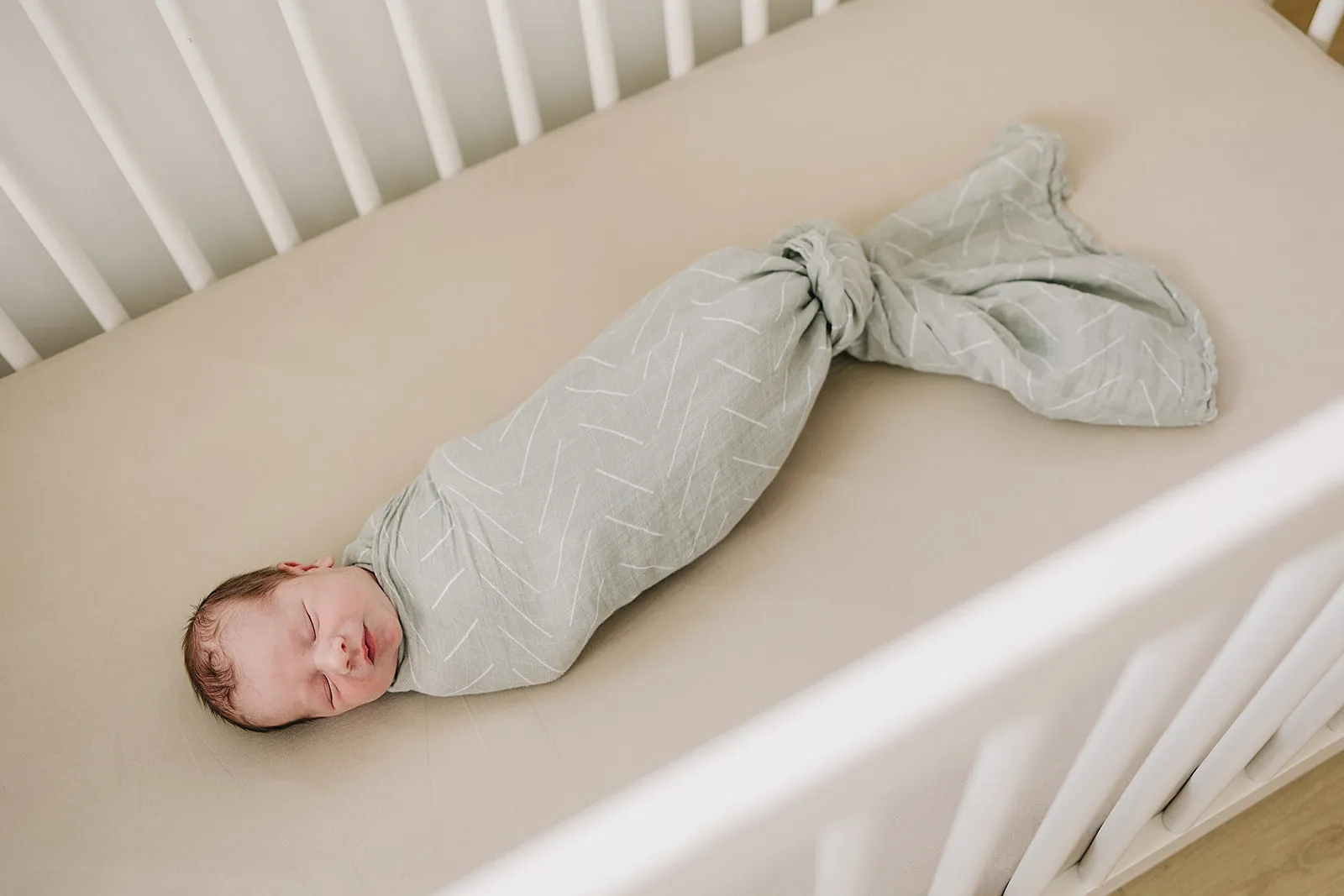 Mebie Baby Muslin Swaddle - Desert Sage