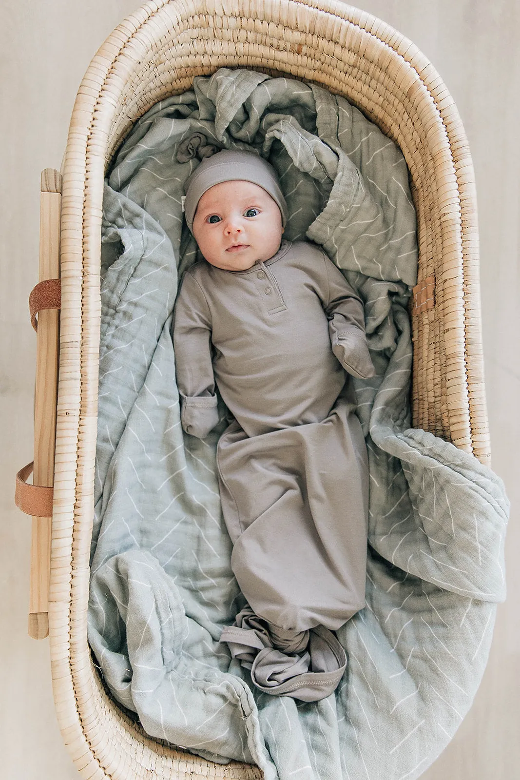 Mebie Baby Muslin Swaddle - Desert Sage