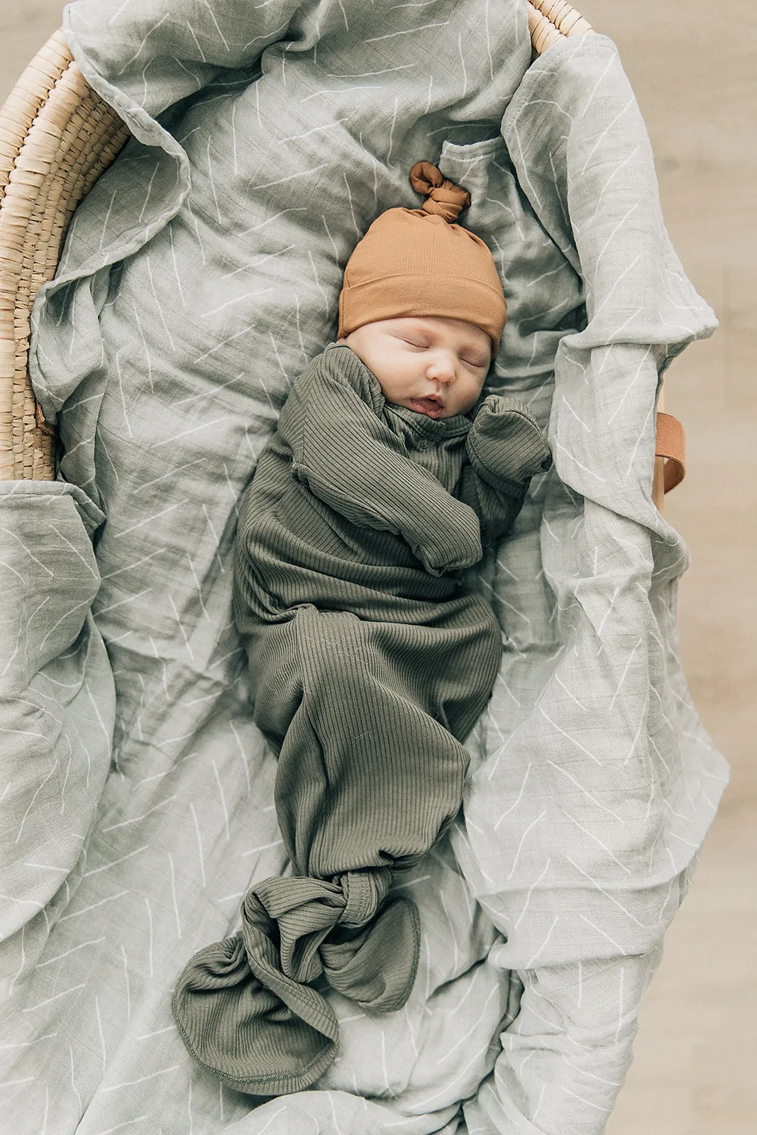 Mebie Baby Muslin Swaddle - Desert Sage