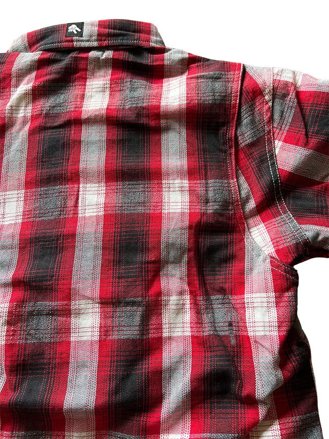 Men's Protective Motorcycle Shirt – Red Plaid