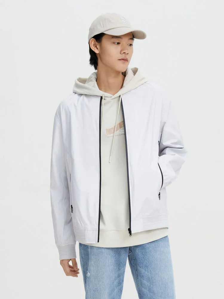 Men's Protective Technology Fitted Chemical Fiber Jacket