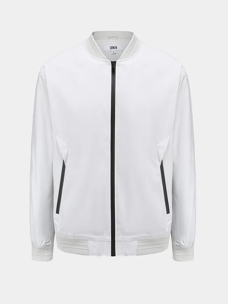 Men's Protective Technology Fitted Chemical Fiber Jacket