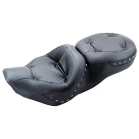Mustang Regal Studded Wide 1-Piece Seat for Harley Davidson 1997-2007 FLHR/FLHX