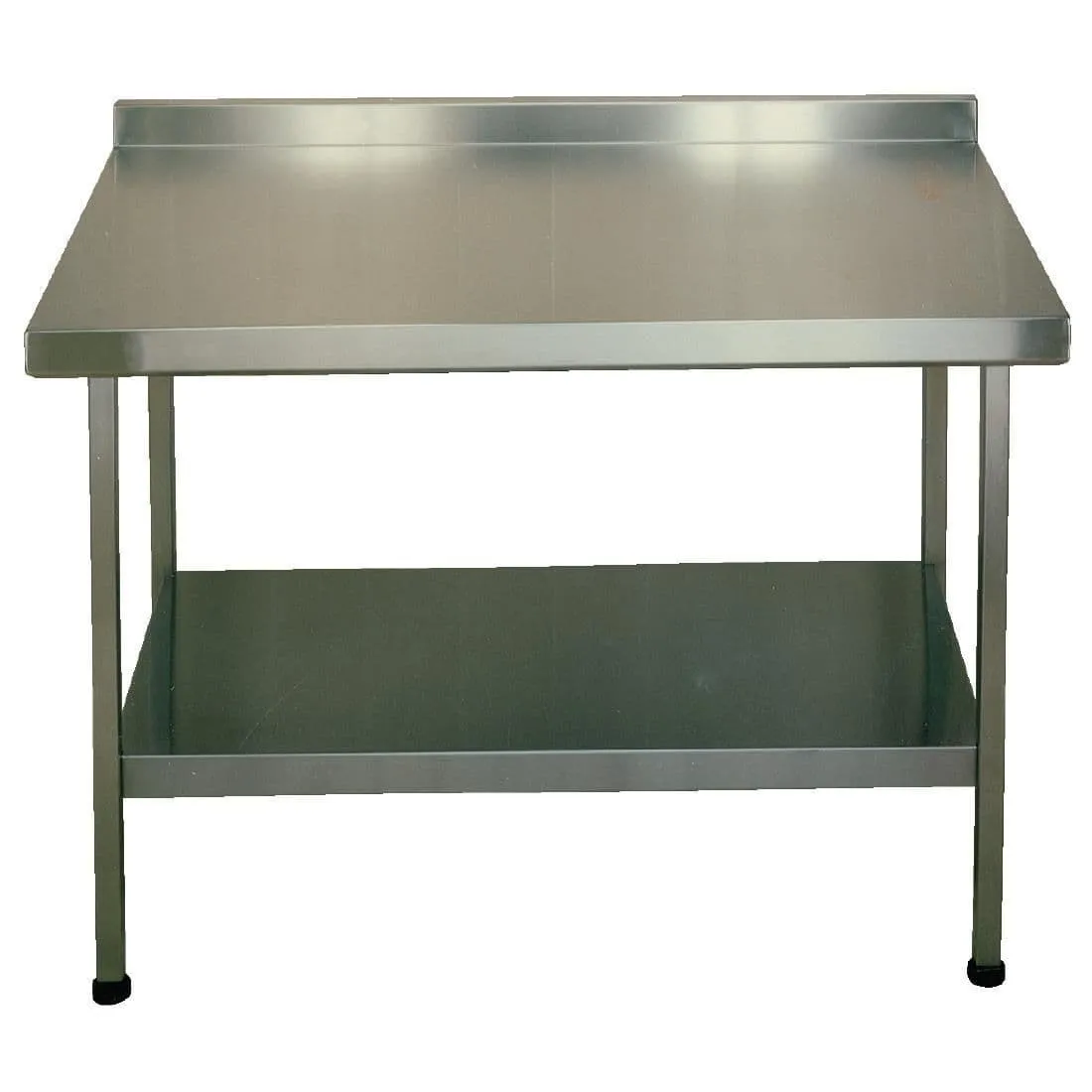 P377 Franke Sissons Stainless Steel Wall Table with Upstand 600x600mm