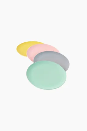 Pastel Plates - Set of 4