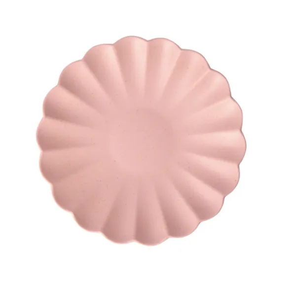 Pink Reusable Bamboo Plates