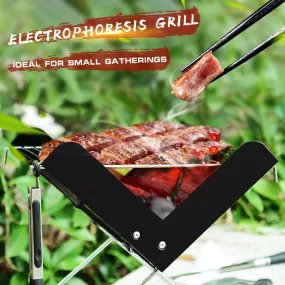 Portable Foldable Stainless Steel Outdoor Camping BBQ Grill