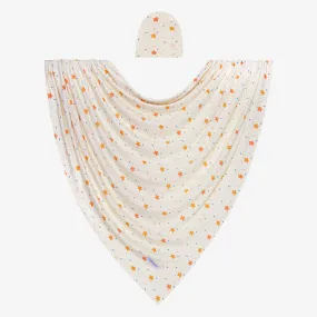 Posh Peanut Jetson Swaddle & Beanie Set