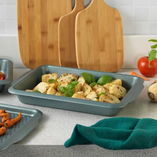 Progressive Carbon Steel Non Stick Roasting Tray - 39cm