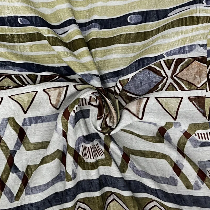 Rory Abstract Micro Fiber Blanket  - 250 GSM