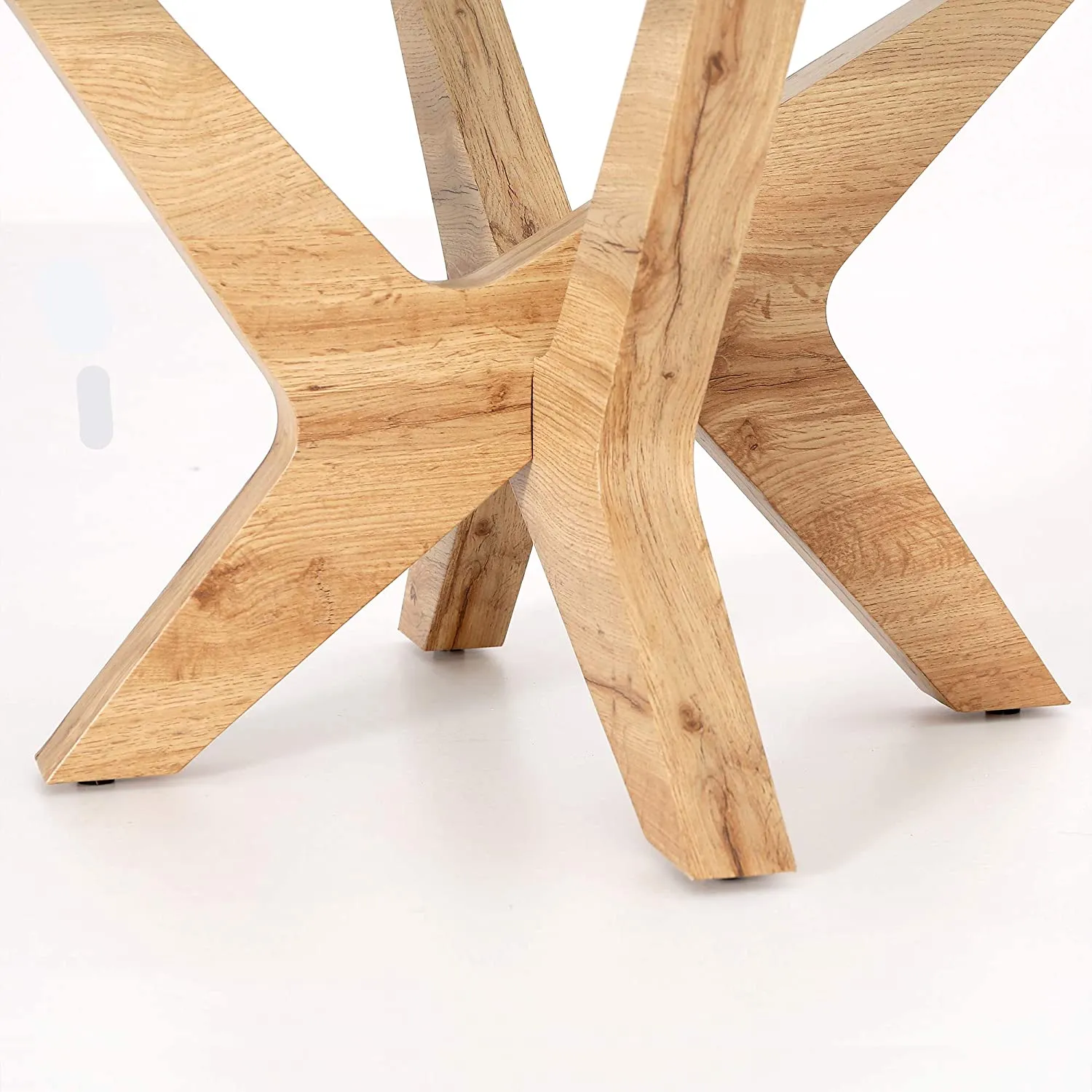 Round Glass Coffee Tables for Living Room, 31.5 in