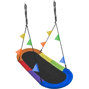 Saucer Surf Swing with Flags