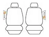 Seat Covers Set Suits Mazda 3 BP Series G20 Pure 4 Door Sedan 4/2019-On Esteem Velour 2 Rows