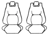 Seat Covers Suits Holden Commodore HSV GTS 4 Door Sedan 6/2008-2020 Custom Made Esteem Velour 2 Rows