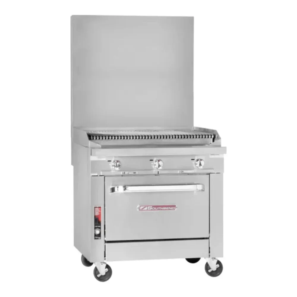 Southbend Platinum, P12N-C Gas Range 12” Charbroiler, 32000 Total Btu