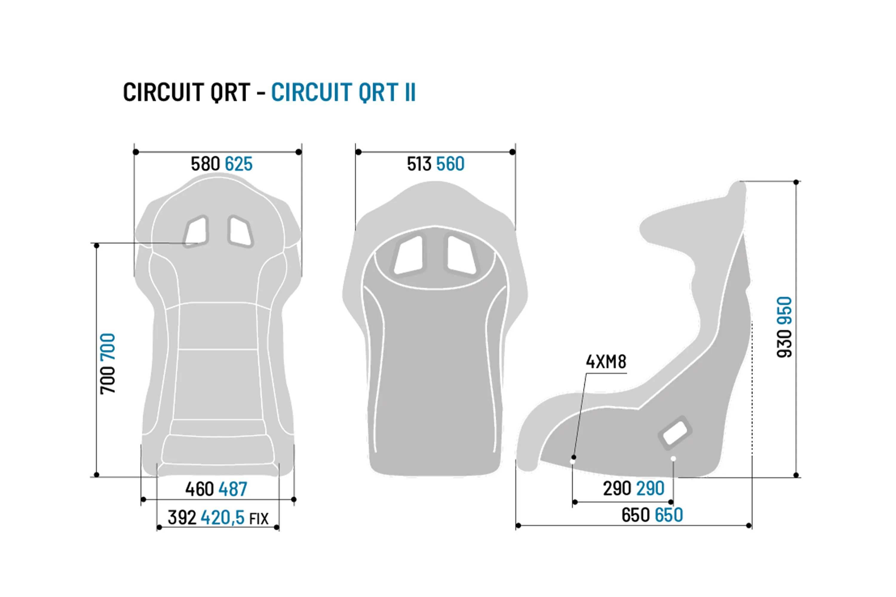 SPARCO SEAT CIRCUIT II QRT BLACK
