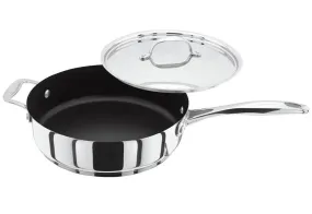 Stellar 7000 Stainless Steel 24cm Non-Stick Saute Pan with Helper Handle