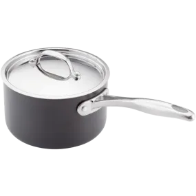 Stellar Hard Anodised Saucepan Non-Stick with Lid 16cm