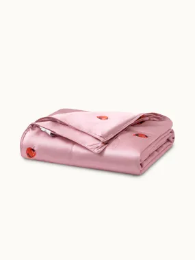 Strawberry Pattern Silk Blanket