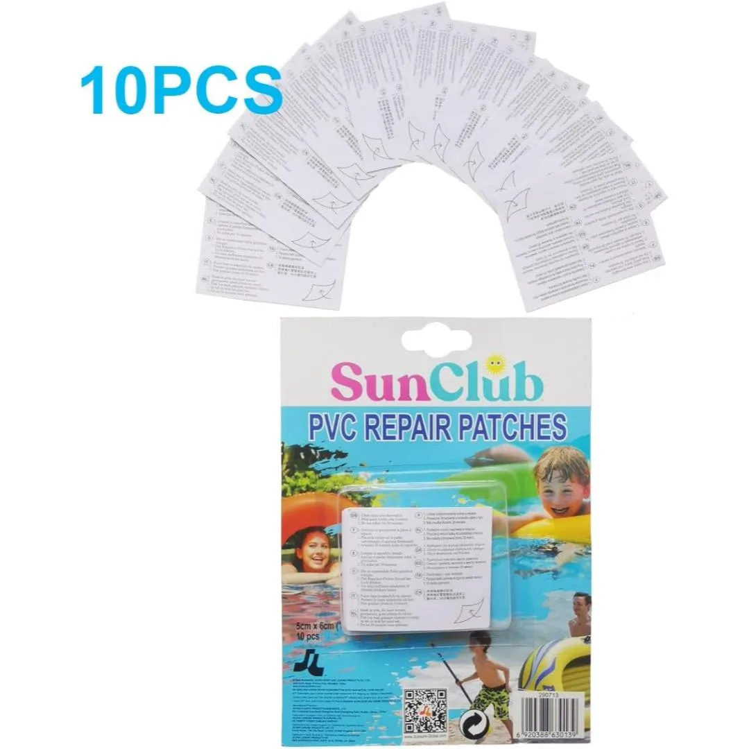 Sun Club Pool / PVC repair kit, Inflatable Toys repair patches 5x6 cm 10 pcs.