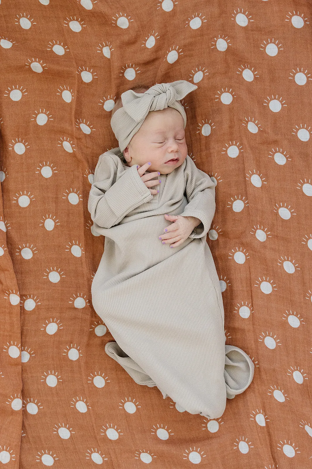 Sunshine Muslin Swaddle Blanket