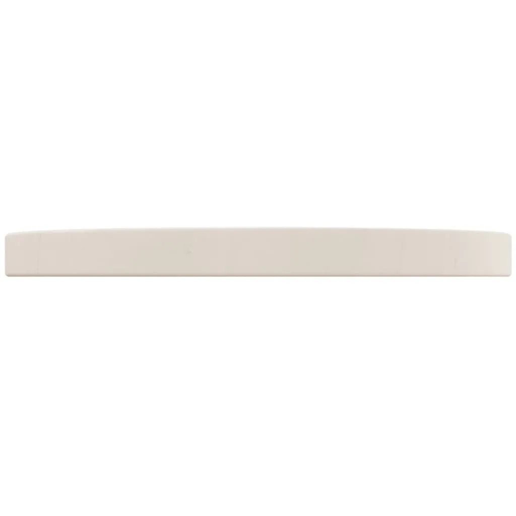 Table Top White Ø30x2.5 cm Solid Wood Pine
