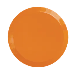 Tangerine Paper Plates - Pack of 20