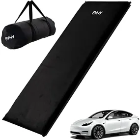 Tesla Model Y Mattress - Premium Tesla Camping Air Mattress with Comfortable, Supportive Memory Foam Insert - Adjustable Firmness - Rest Well (Model Y, Black)