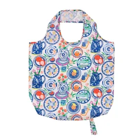 Ulster Weavers Reusable Roll-Up Bag - Mediterranean Plates (Polyester)