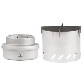 Ultralight Titanium Multi-Fuel Alcohol Stove