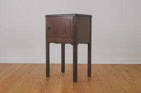Vintage Humidor Side Table
