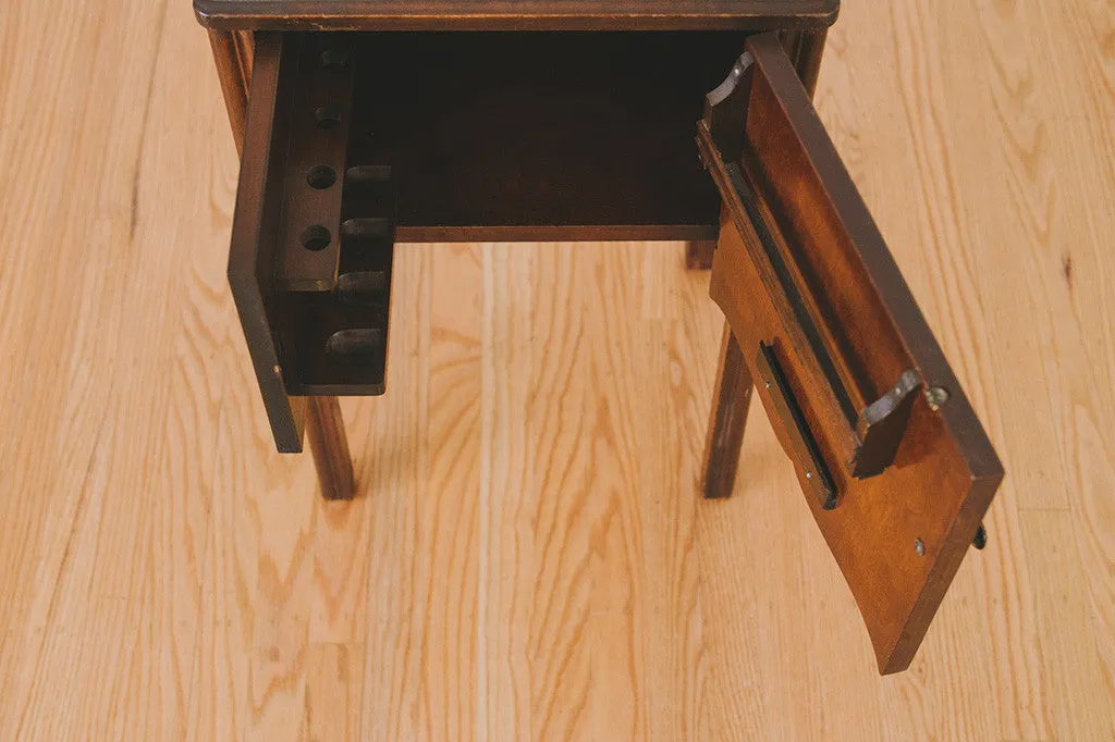 Vintage Humidor Side Table