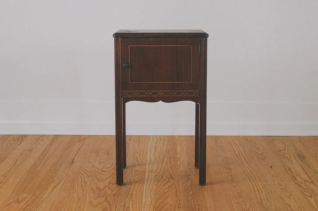 Vintage Humidor Side Table