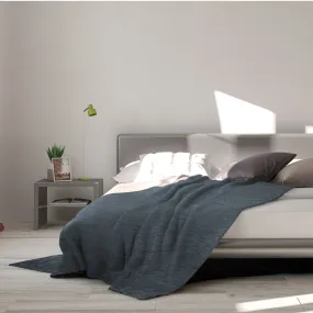 Whelan Throw Soft Blanket 160x210cm Cooling Summer - Grey